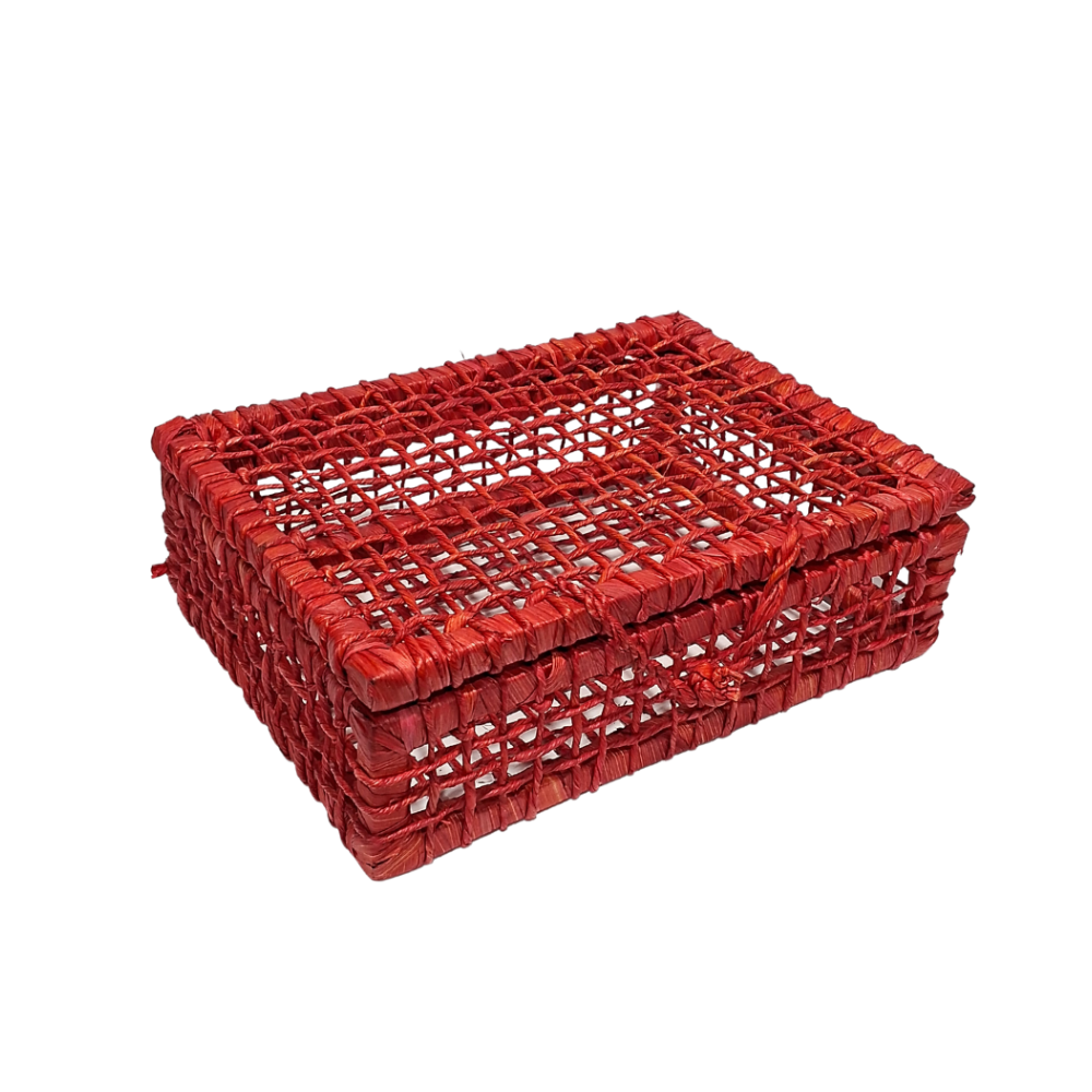 MALETA PQ VERMELHO PALHA ABERTA N.3
